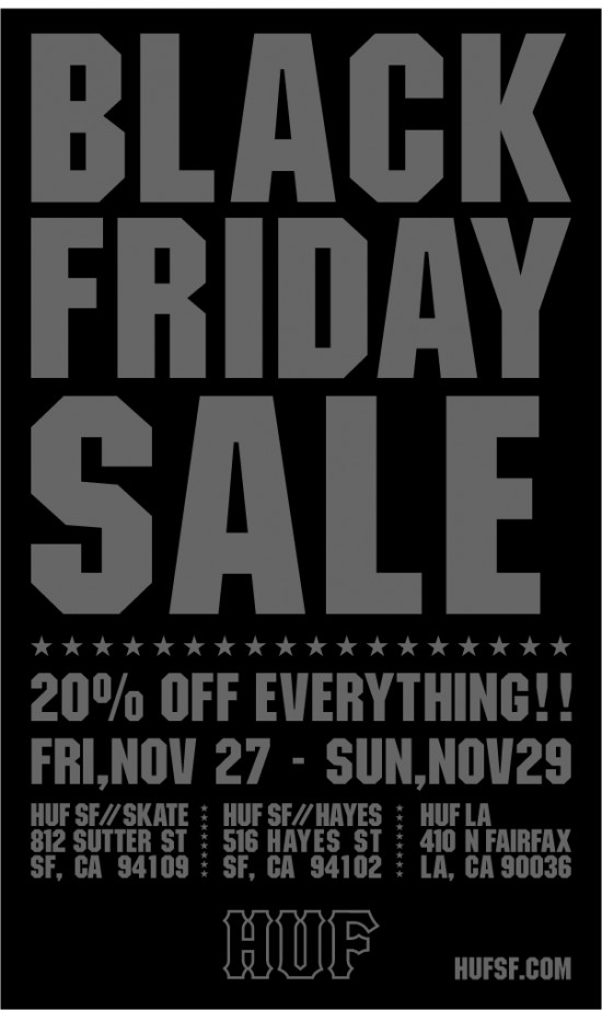 Black Friday Sales on Clothing Just a Memo